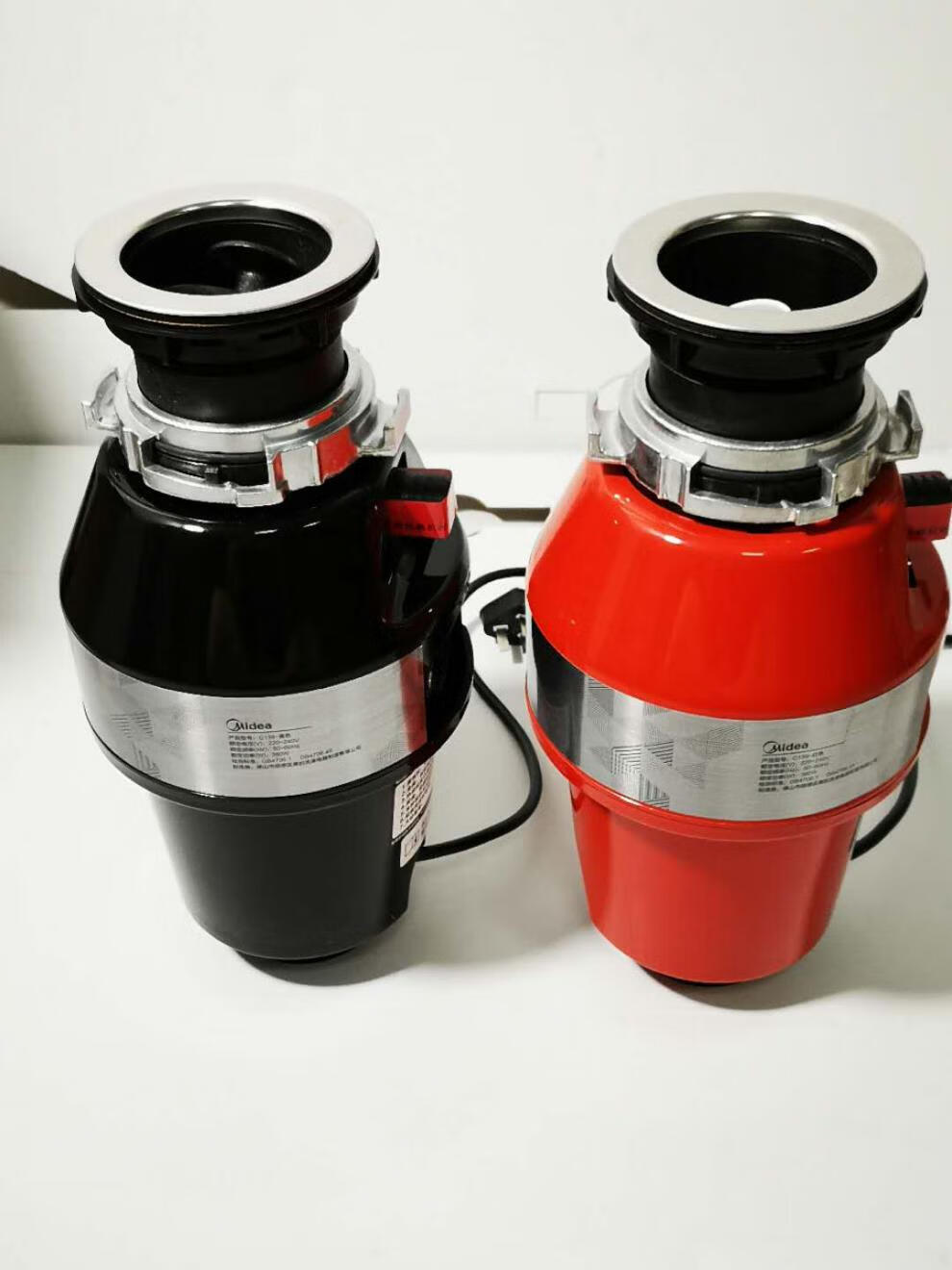 美的厨房垃圾处理器家用下水管食物厨余粉碎机全自动c38/c139 c139