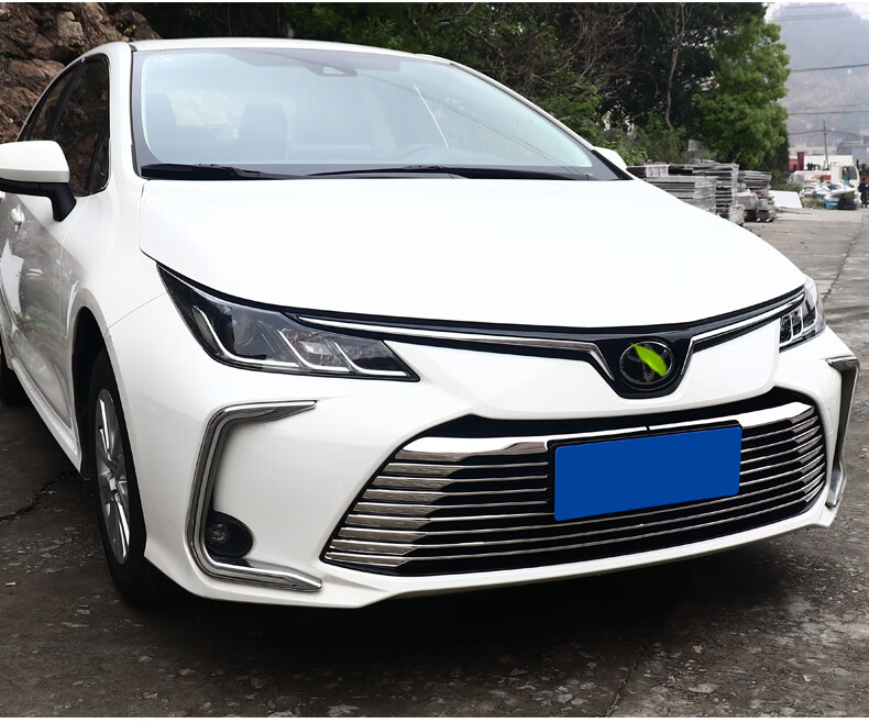 适用丰田卡罗拉中网饰条前脸杠改装配件大全爆改2021款装饰车用品 19