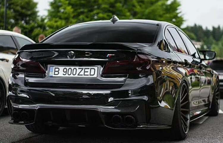 18-21款宝马g30 g38 新5系改装碳纤维前唇侧裙后唇中网尾翼 mp款侧裙