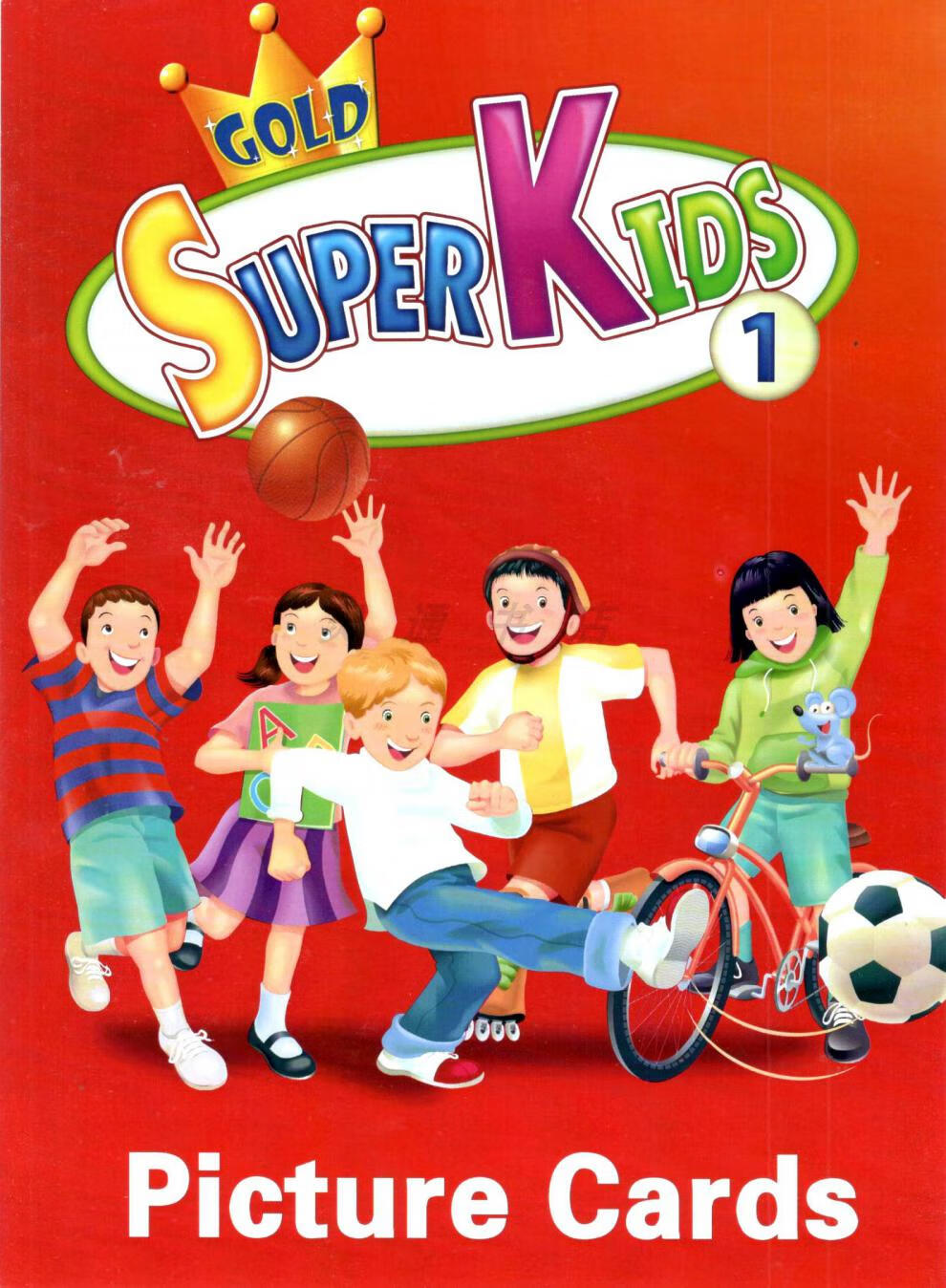 superkids原装朗文新灵通少儿英语superkids级单词大卡教师用书教学