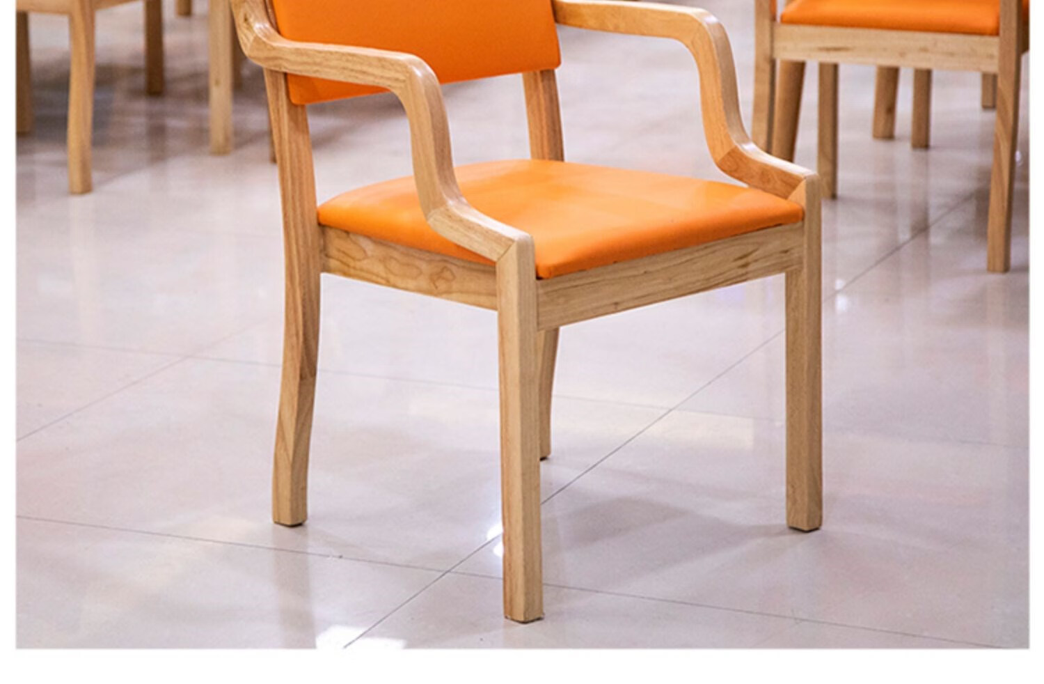 定制养老院实木餐桌适老化家具老年活动中心敬老院老人食堂餐桌椅