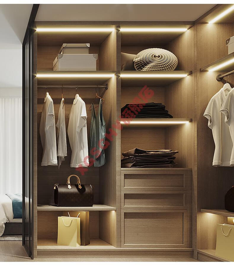 酒柜灯带嵌入式嵌入式橱柜灯感应灯条led柜底灯衣柜灯带酒柜书柜隐形