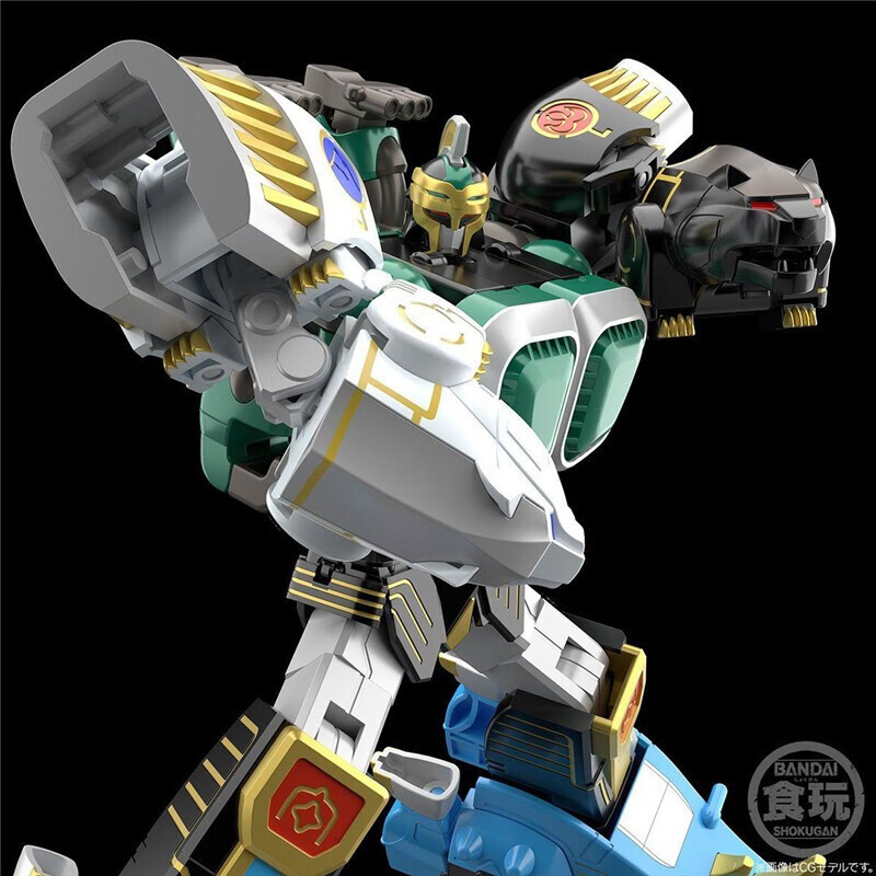 万代bandai食玩smp百兽战队牙吠连者手办模型玩具smp牙吠力王射手