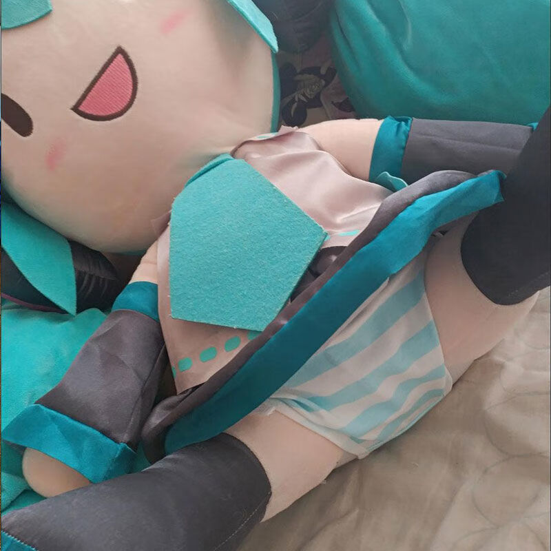 官方旗舰动漫周边fufu初音内裤日系蓝白条纹胖次初音未来纯棉绑带性感