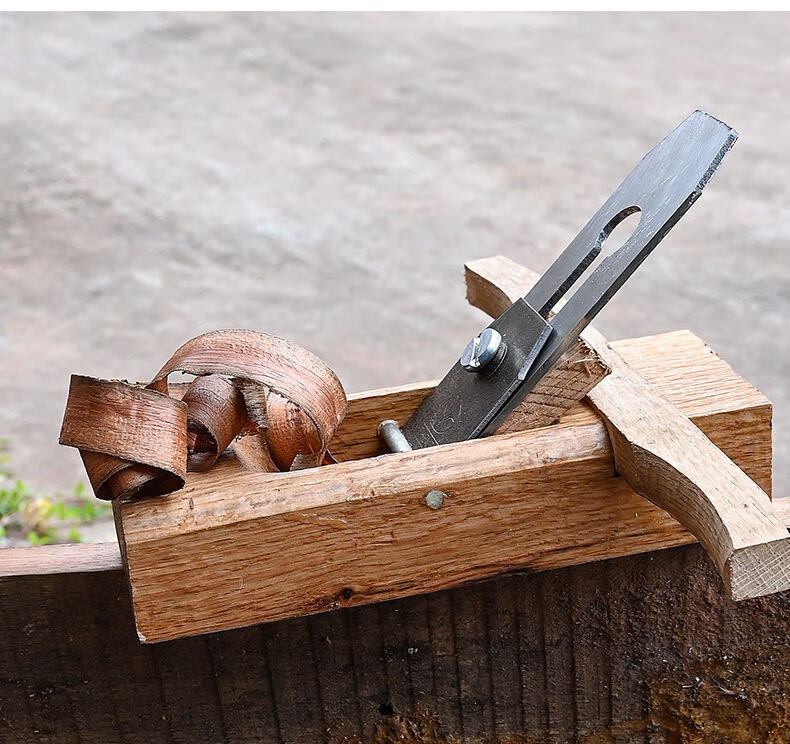 老式刨子老款木头手刨手工制造传统工艺全套黄檀木实木工刨刀 38公分