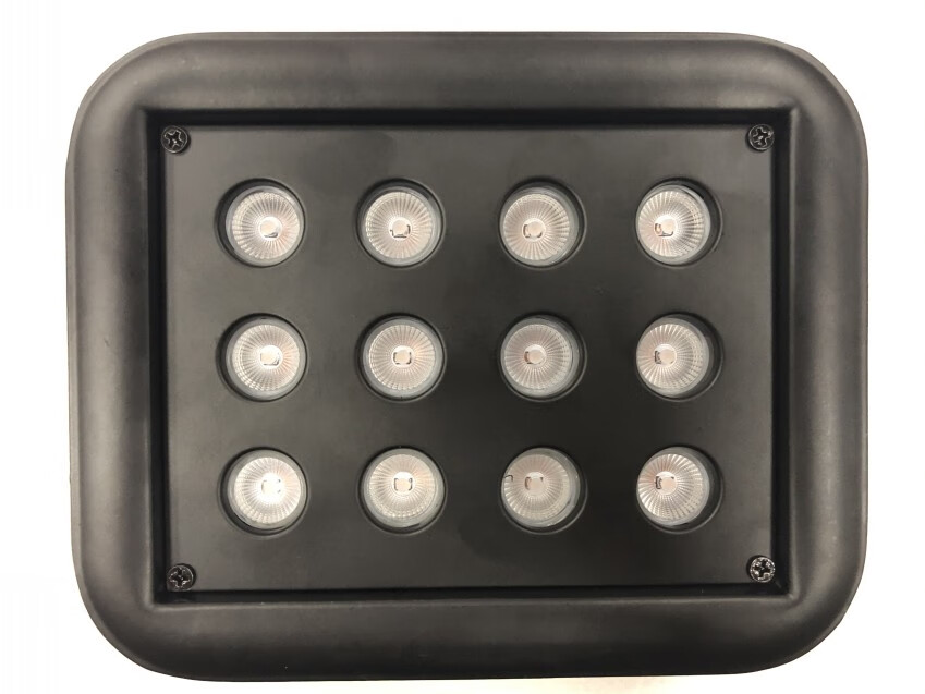 停车场道闸车牌识别补光灯监控补光灯led自动感应白光灯照车牌灯15孔