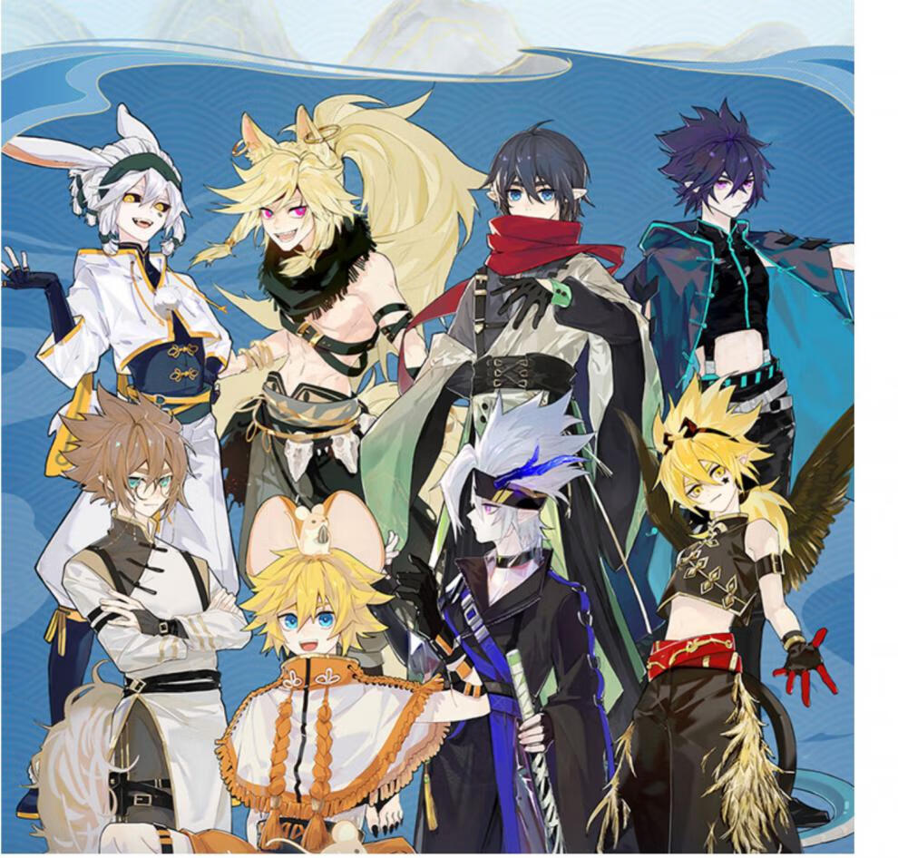 山海有灵系列七创社凹凸世界官方正版马口铁吧唧徽章含保护套山海有灵