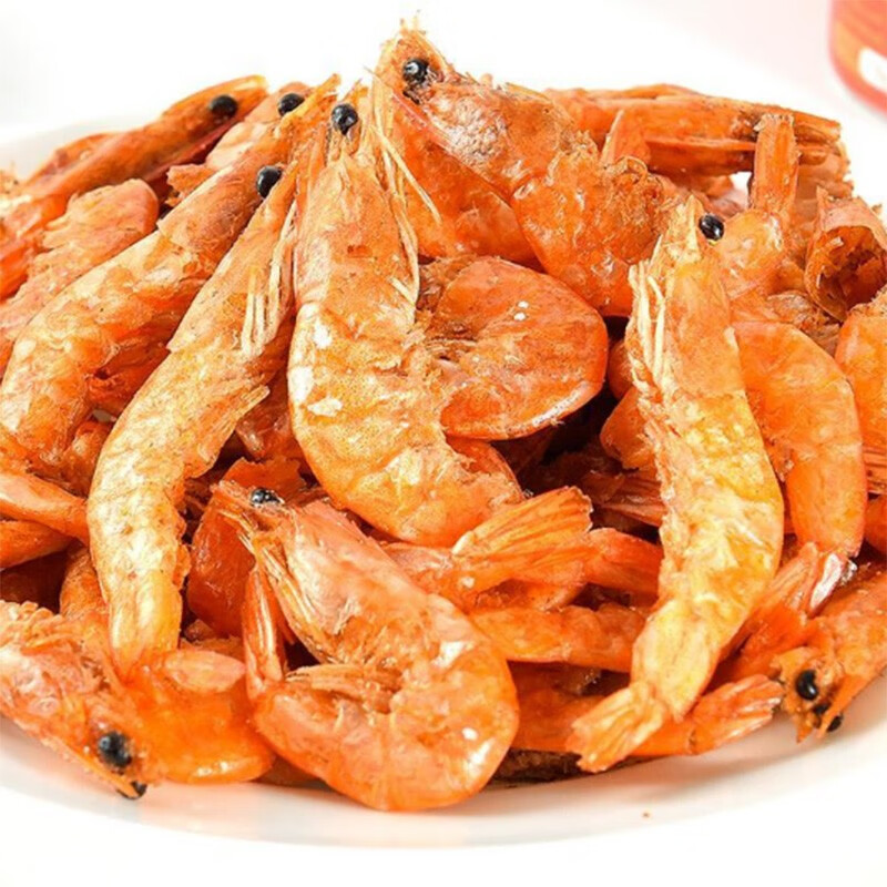 晨臻 青岛特产碳烤脆脆虾孕妇零食即食深海酥脆小虾干香酥脆皮虾无