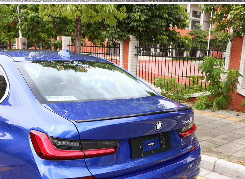 适用于适用于新款宝马3系尾翼320li325li三系曜夜升级改装外观套件