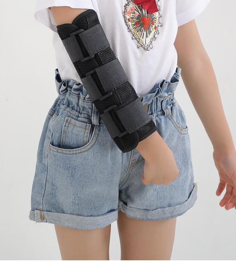 儿童肘关节固定支具上肢手臂骨折夹板中风偏瘫小孩康复训练器材包 s号