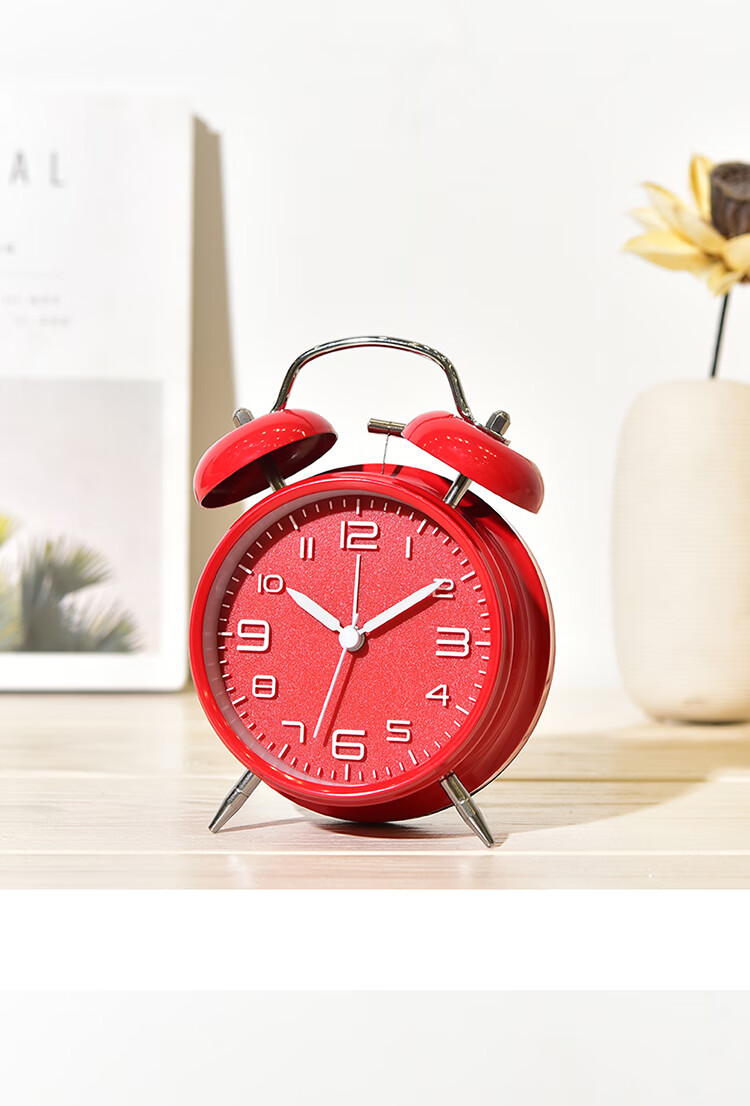 上海钻石牌机械闹钟2020新款机械儿童专用小闹钟强力叫醒学生用男孩