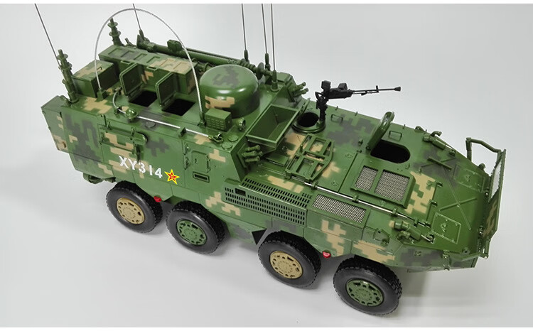 1:22陆战通信指挥车模型真合金装甲无线电接入节点车模型 节点车模型