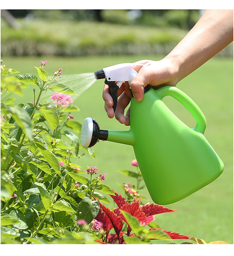 洒水壶浇花壶小型喷壶家用喷水壶园艺养花工具小喷雾器气压式浇水白色