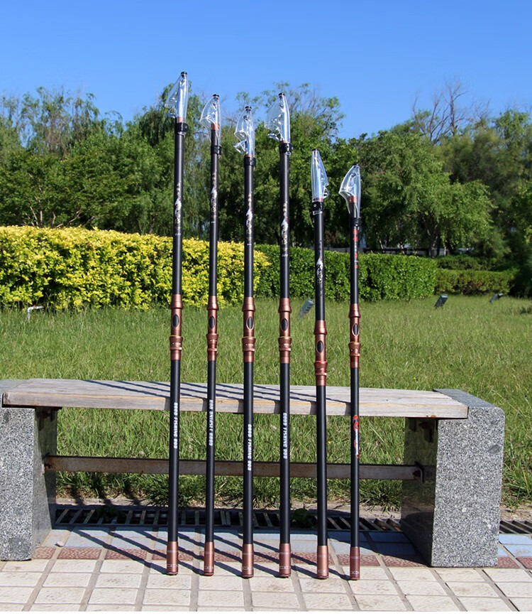 宽福堂达·瓦名伦锚鱼竿远投竿超轻超硬钩鱼竿套装锚鱼专用竿全套锚杆