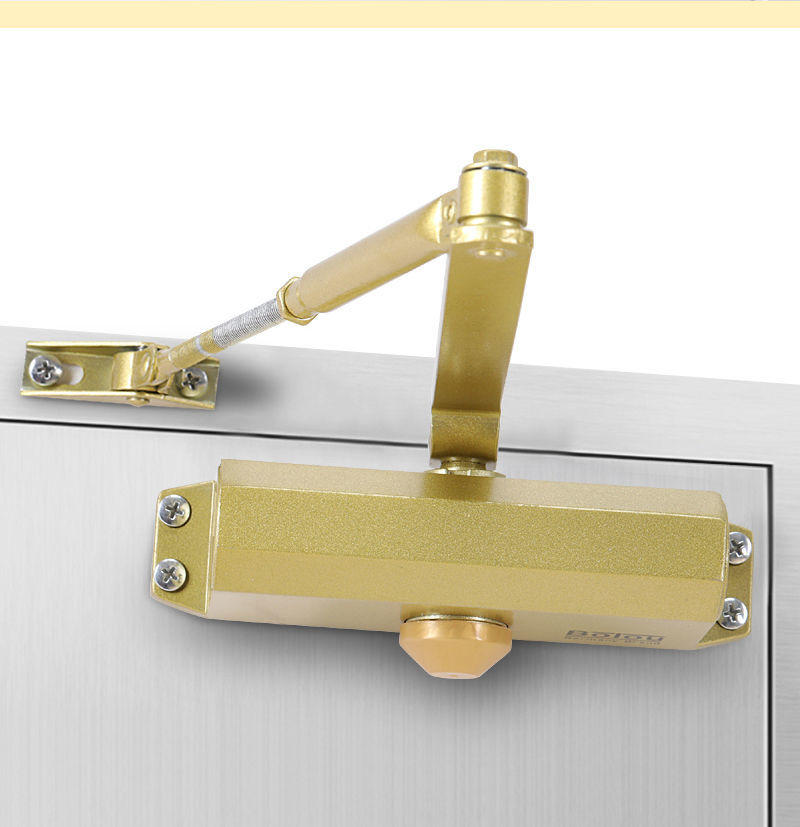 闭门器家用关门器液压门弹簧防火门玻璃门自动缓冲器金色072金色