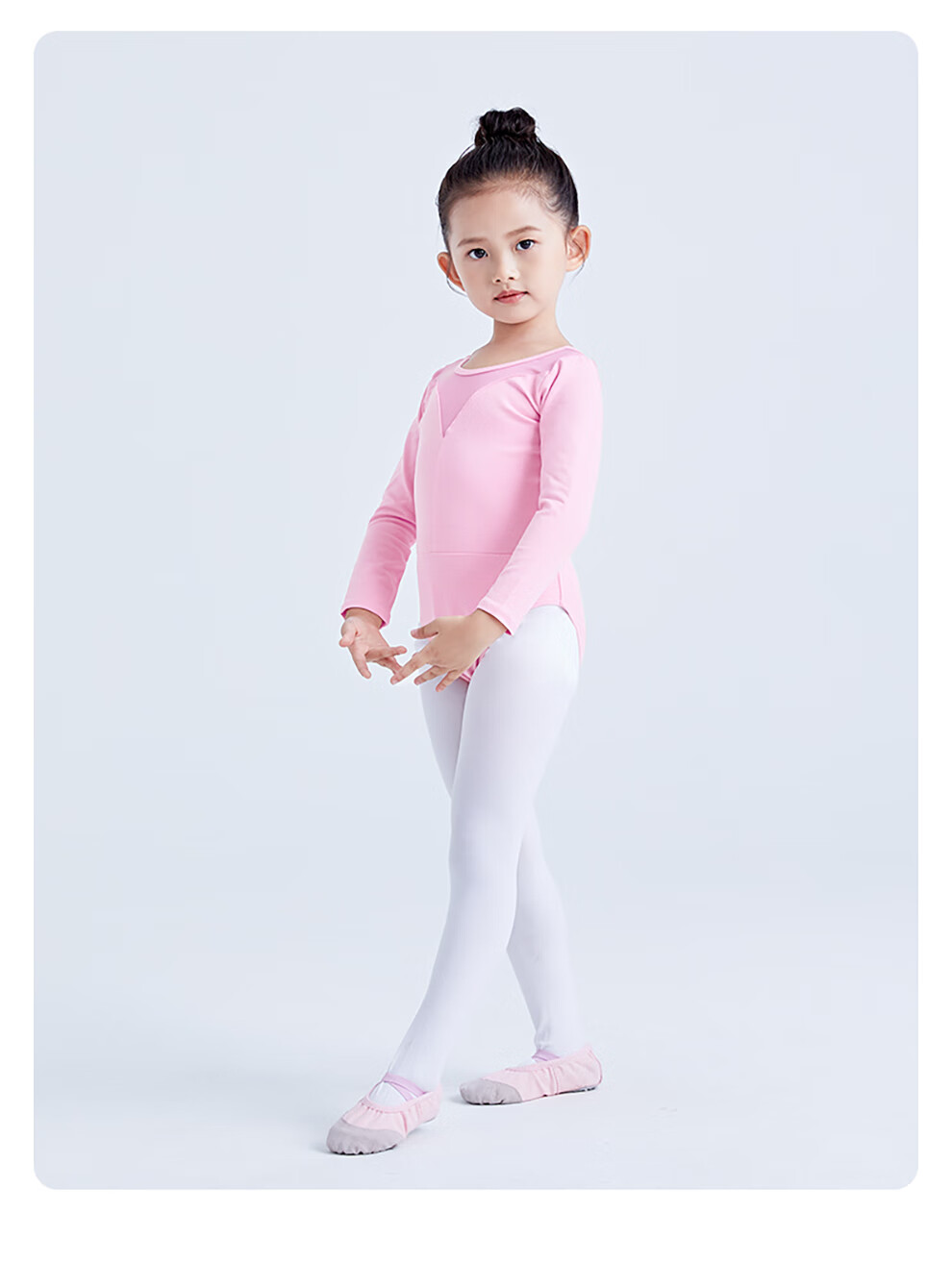 儿童舞蹈服夏季女童网纱芭蕾舞练功服棉连体服蓬蓬纱裙演出服套装酒红