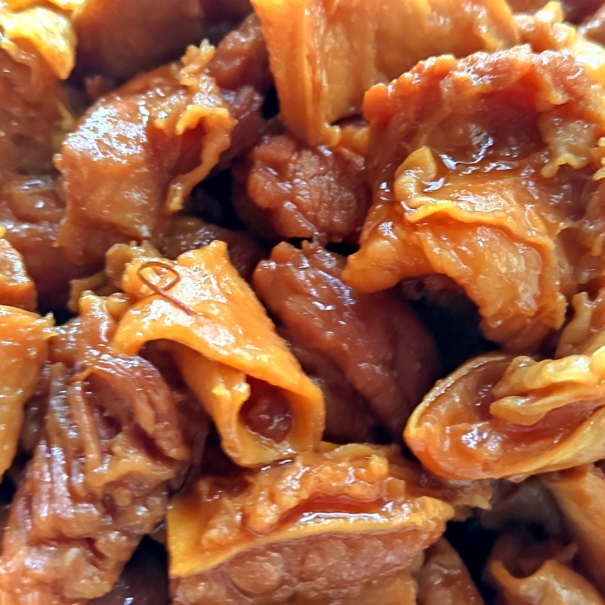 牛肉套皮真空包装新鲜冷冻加热即食方便成品菜现做牛筋肉熟食 牛肉套