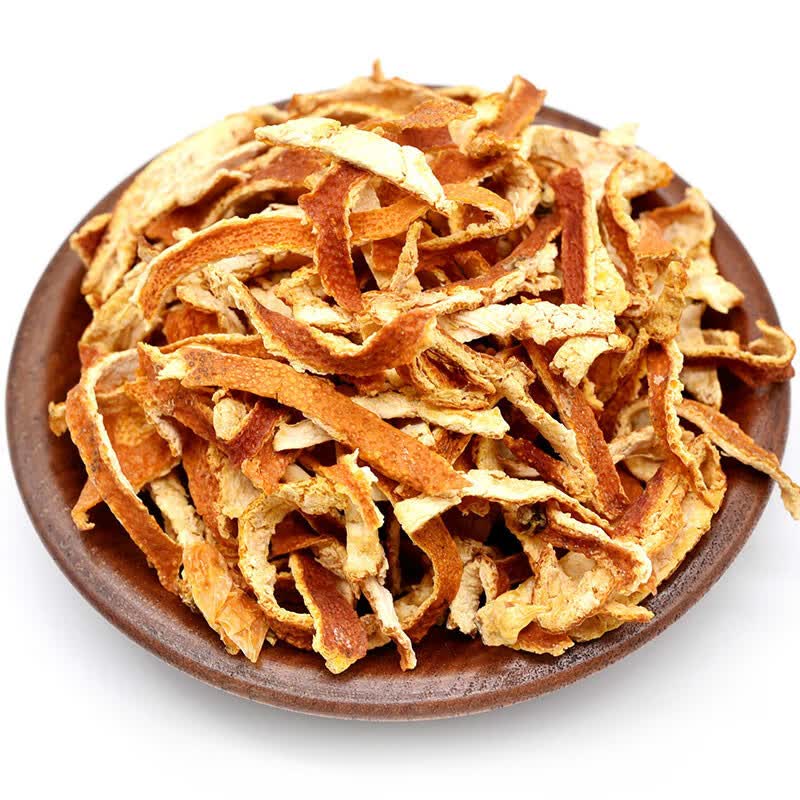 陈皮干500克 广东陈皮丝干桔子皮橘皮 新货无硫熏中药材 陈皮500克