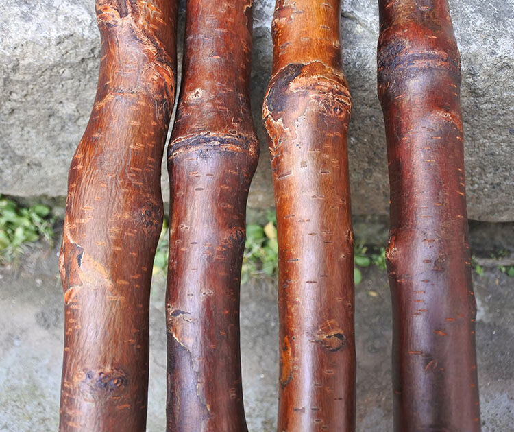 原生态桃木拐杖结实老人杖整料一体手杖祝寿礼物杖长100厘米