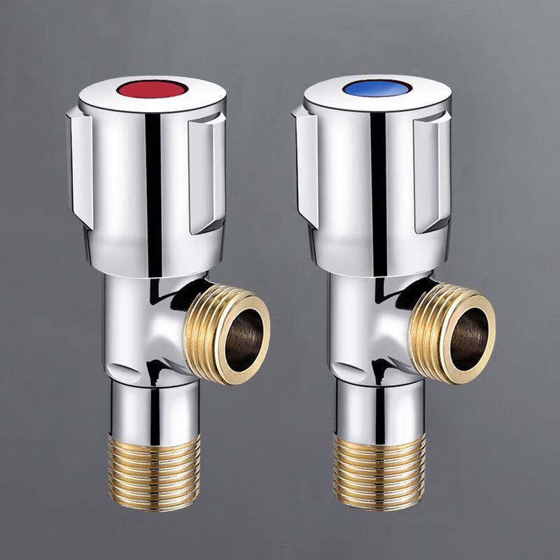 三角阀角阀加厚冷热水一进一出通用热水器进水阀304