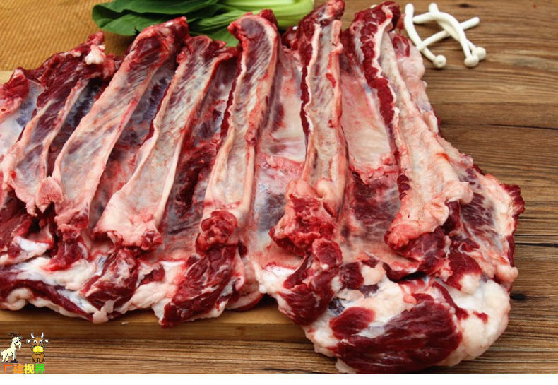 清真农家黄牛肋条肉去骨牛肋排肉鲜牛肉鲜嫩多汁原切高品质3斤原切牛