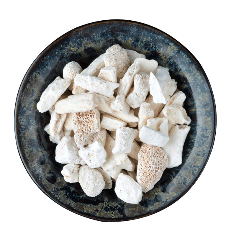 皇恰龙齿中药材 煅龙齿 龙牙块 青条牙 青龙齿 白龙齿100g可打粉