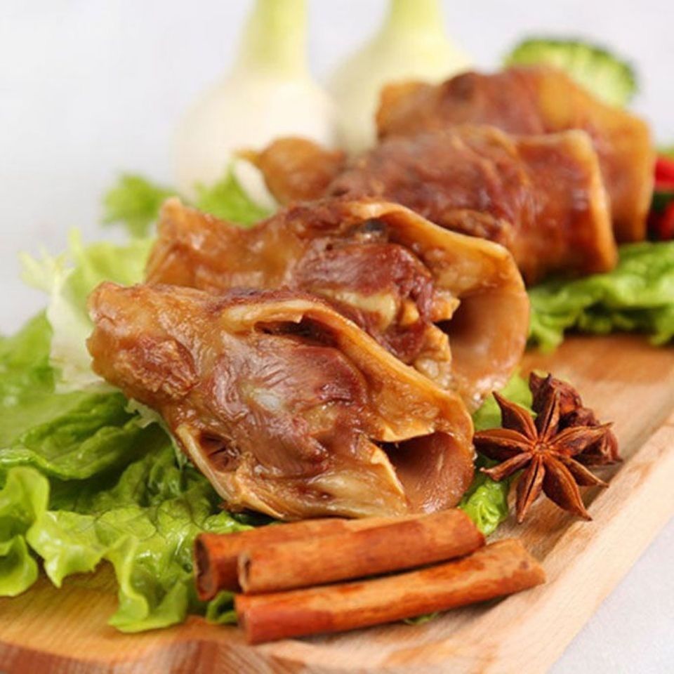 新鲜猪喉骨喉头脆骨卤菜饭店冒菜食材补钙佳品猪喉头一斤