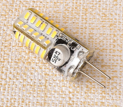 led灯珠插脚光源12v镜前灯节能灯 两脚小灯泡g4低压插泡 g4陶瓷款【5w