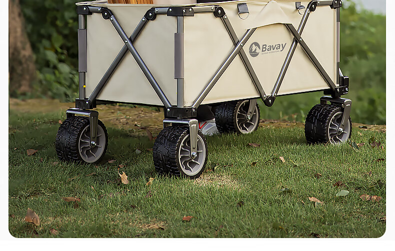 亚得赛户外露营小推车折叠营地野营野餐拉车便携买菜超市购物手拖车