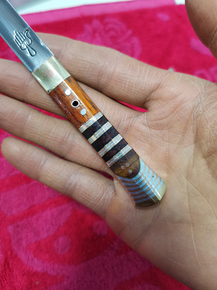 保安族手工刀 保安族纯手工鸳鸯刀双刀吃肉小刀情侣刀【图片 价格