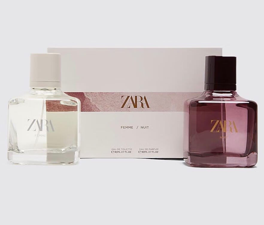 zaranuiteaudeparfum夜色女士香水奶香味10ml30ml100mlnuit30ml黑纸盒