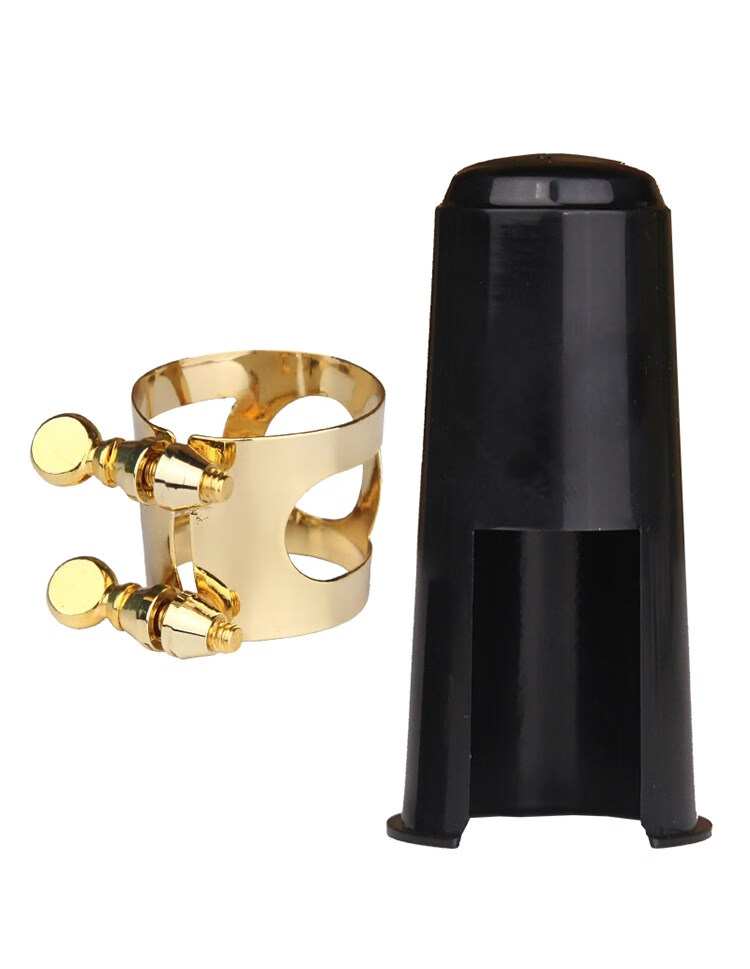 笛头卡子卡箍配件金属卡子搭配笛头帽 中音萨克斯卡子(雕花款)【图片