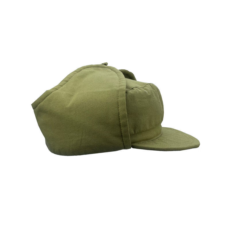 四季通用帽子通用大头纯棉志愿军棉帽抗美援朝帽长津湖同款土黄色棉帽