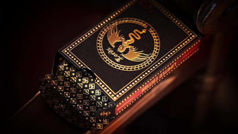 2022新品汇奇烫金收藏创意花切扑克牌 lordz 紫色黑