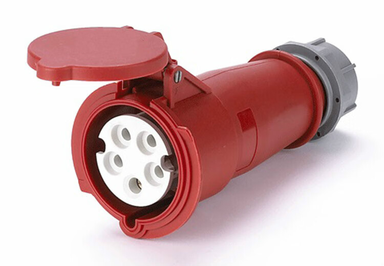 三相五线工业插座插头380v五孔五芯16a32a63a快速工业连接器对插 16a