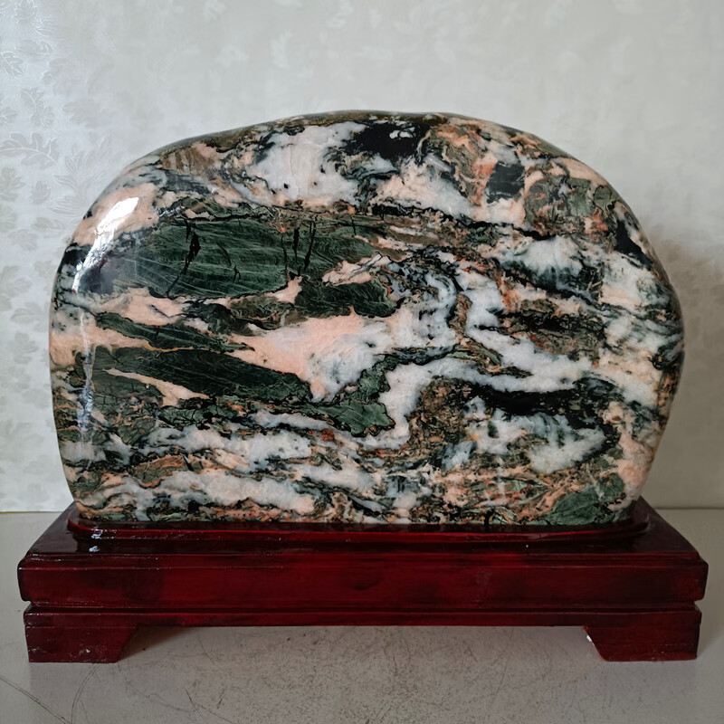 七彩石观赏石天然原石摆件国画石乔迁办公居家礼品 款式7【图片 价格