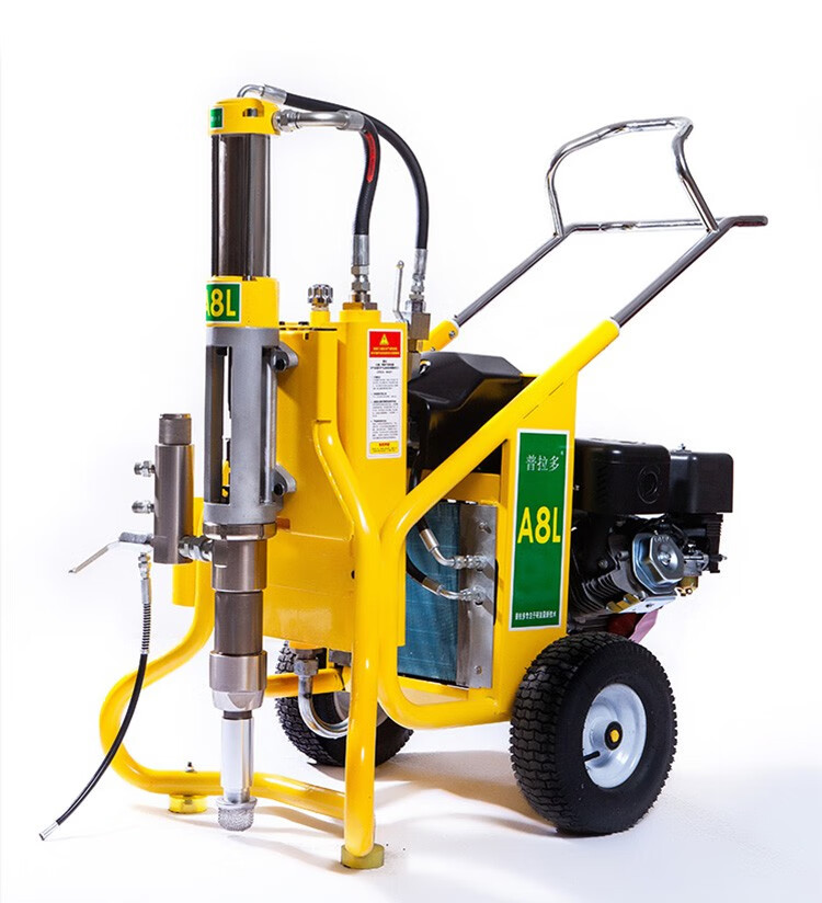 黑水泥白水泥大功率双枪腻子机pta8l大型工装腻子喷涂机9千瓦380v电动