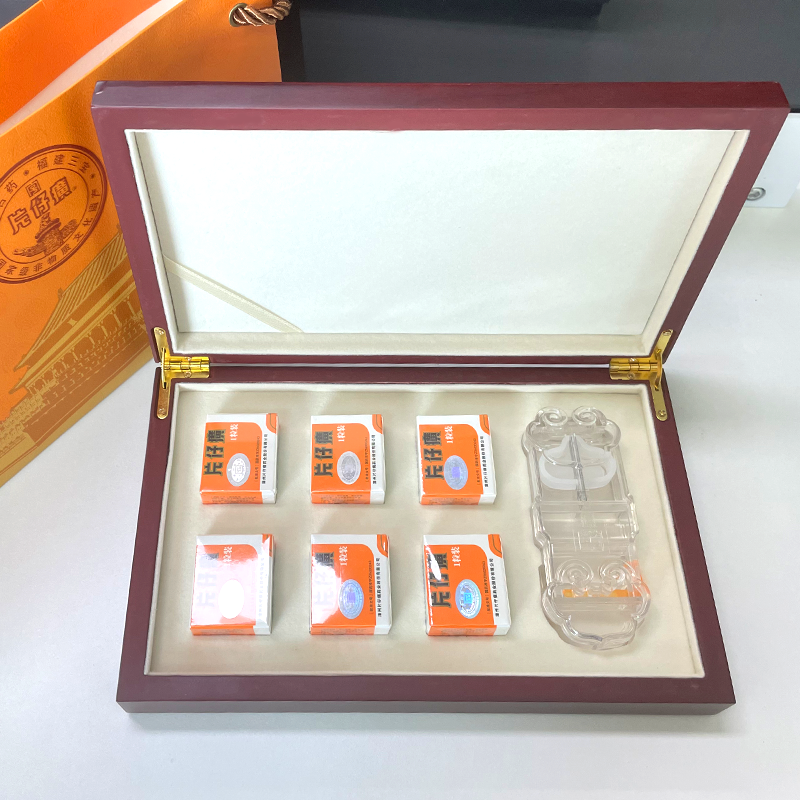 片仔癀礼盒尊享礼品盒便携锡罐礼袋切割器铜钵木盒空盒分装盒10粒三宝