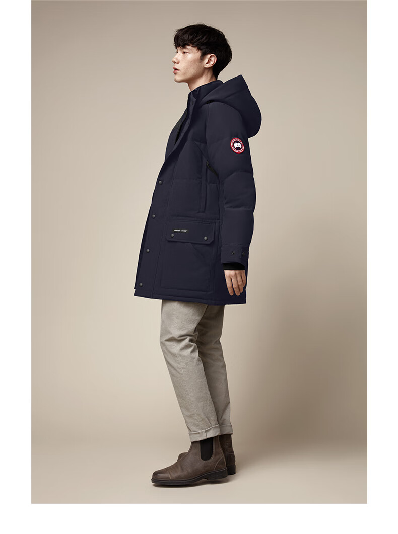 canadagoose加拿大鹅fusionfit版emory派克大衣2580ma61黑色s