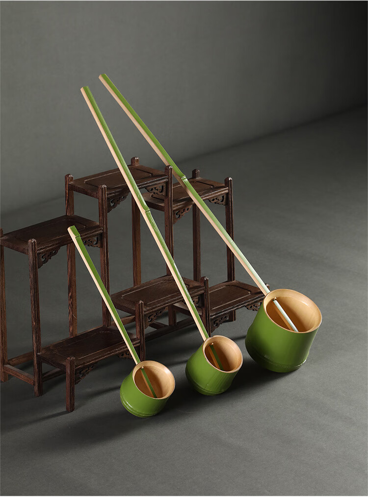 小··米(ml)生态米家通用竹勺子长柄竹水勺舀茶勺日式长柄点茶分茶勺
