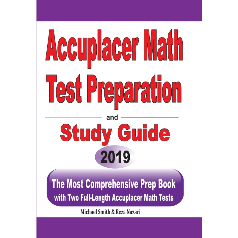 按需印刷Accuplacer  Math Test Preparation and  study guide[9781646125135]