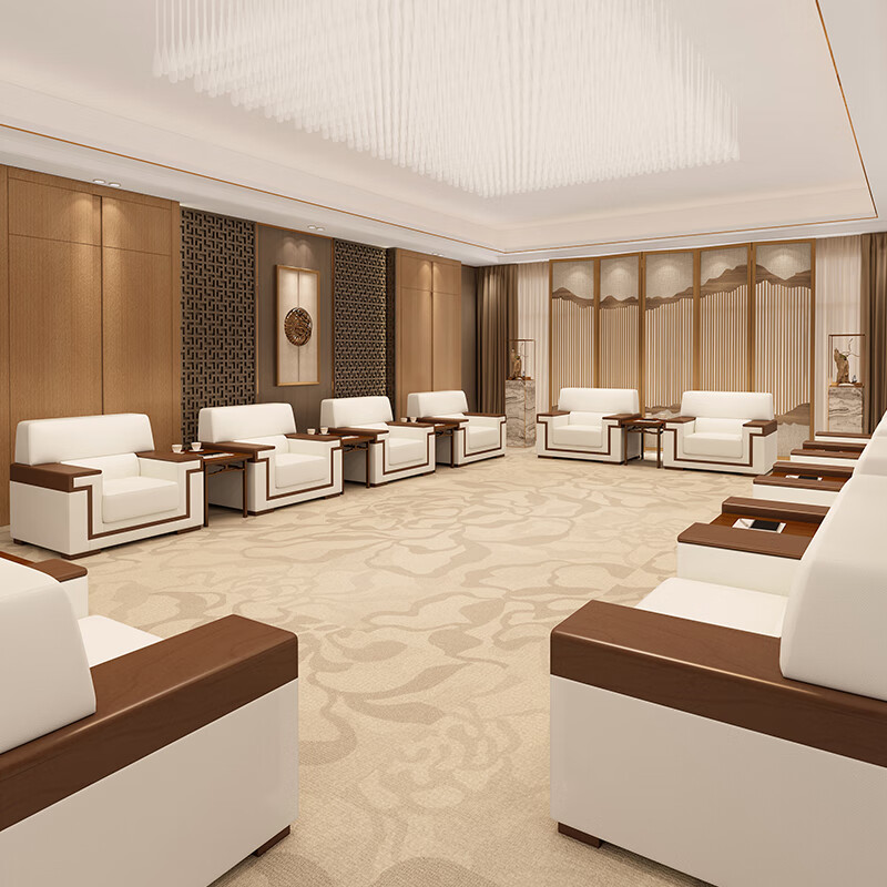 贵宾室沙发大堂接待沙发商务洽谈沙发会议沙发单人位会议室会客沙发
