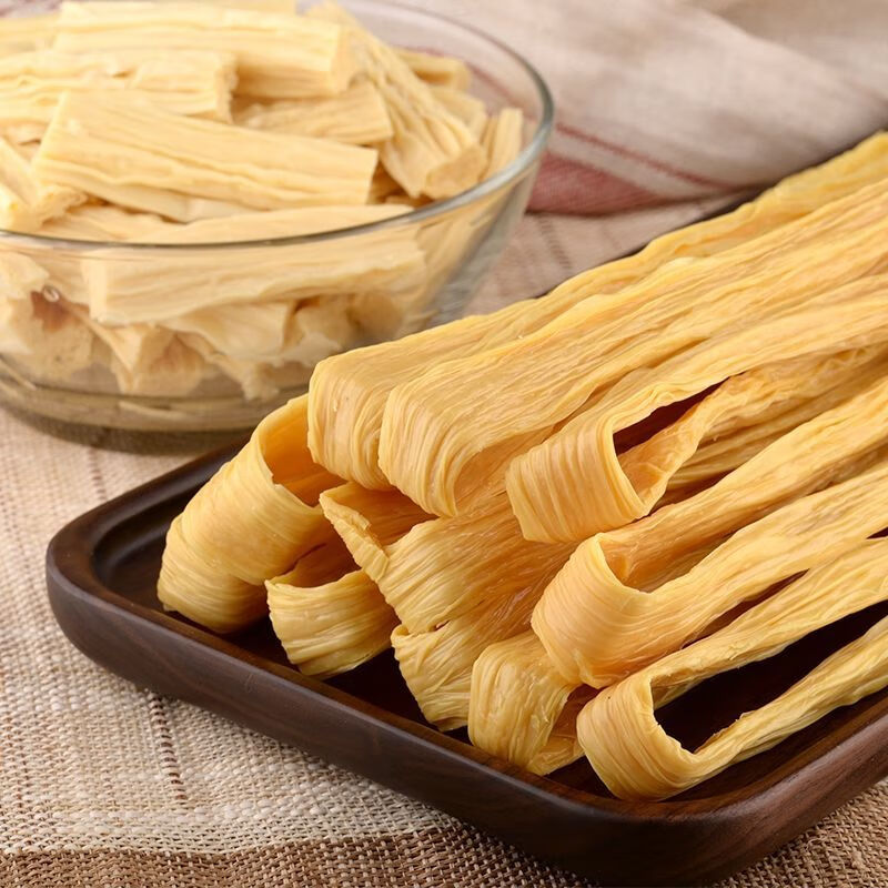 许昌特产 精品腐竹凉拌 热炒 火锅食材腐竹段120g*30袋装苏伯 整箱