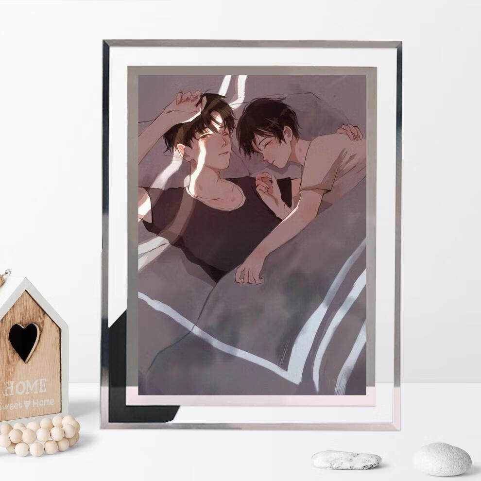 某某2周边定相框立牌盛望江添海报吧唧钥匙扣原耽动漫二次元卡牌46寸