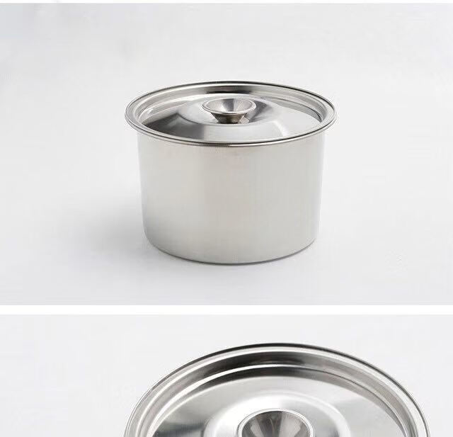 郝魅 饭店调料罐厨房用品调料缸餐馆面馆味盅不锈钢调味调料盒商用