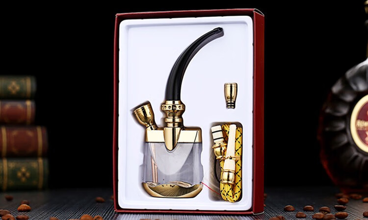 小米mi米家生态同款水烟斗玻璃水烟壶过滤烟嘴循环可清洗水烟袋女士细