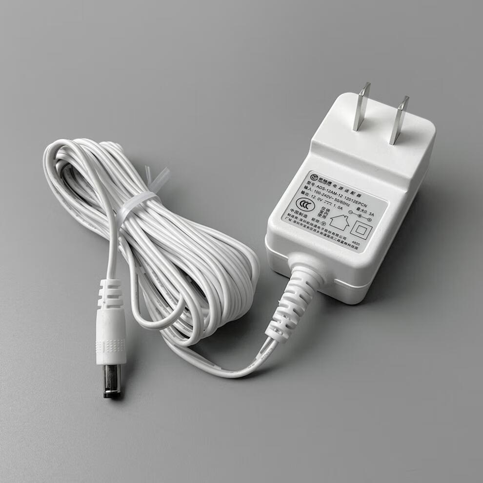 欧陆通12v1a电源适配器适用大华监控摄像头电源线3米沭露 欧陆通 3米