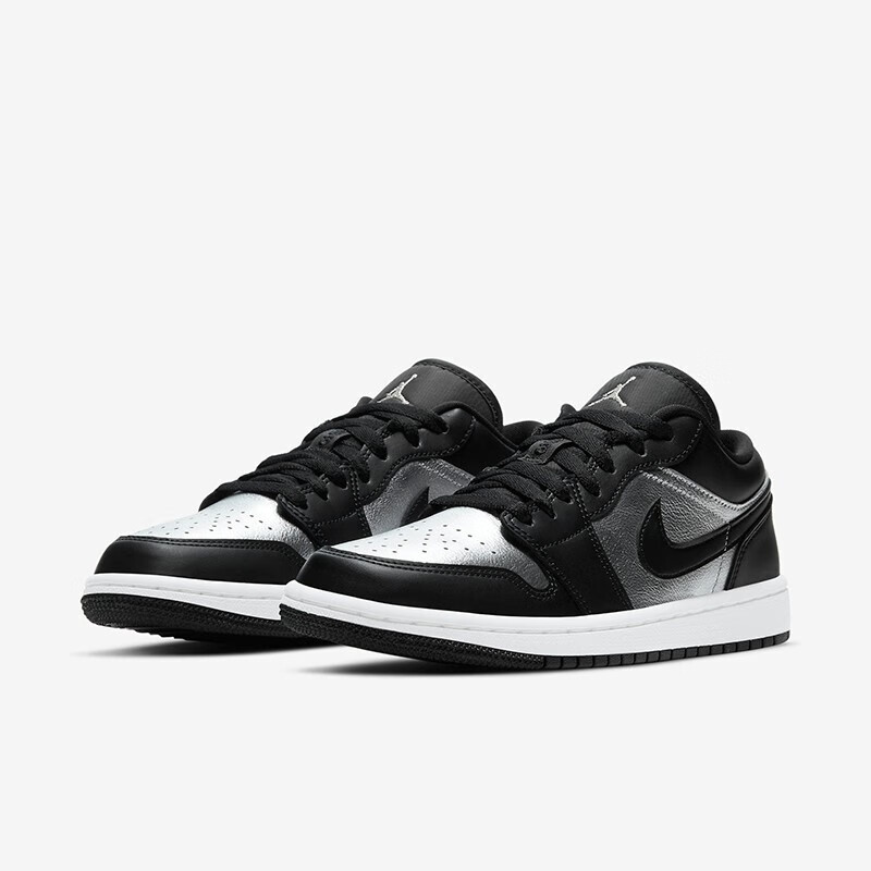耐克nike air jordan 1 low aj1低帮男女款液态银休闲篮球鞋休闲百搭