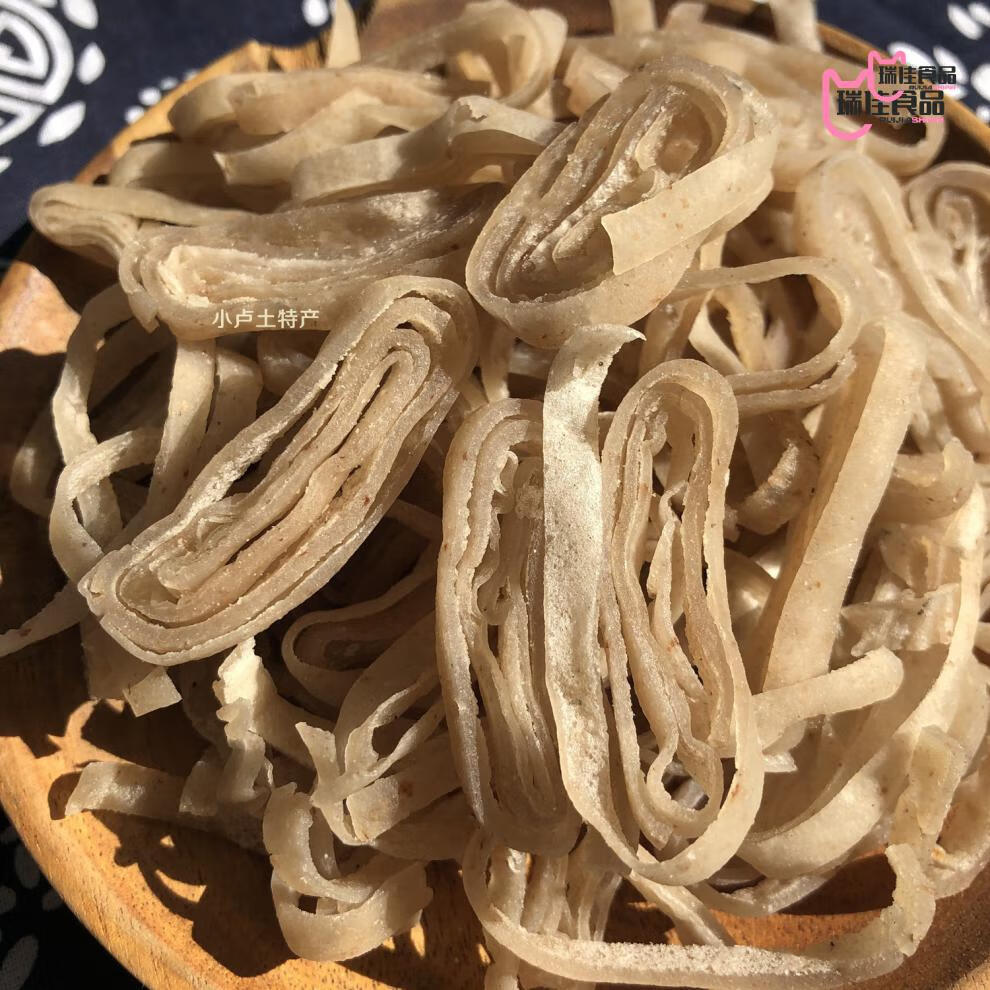 都昌荞麦豆折手工豆粑特产江西九江豆皮子农家传统手工米豆丝粉皮