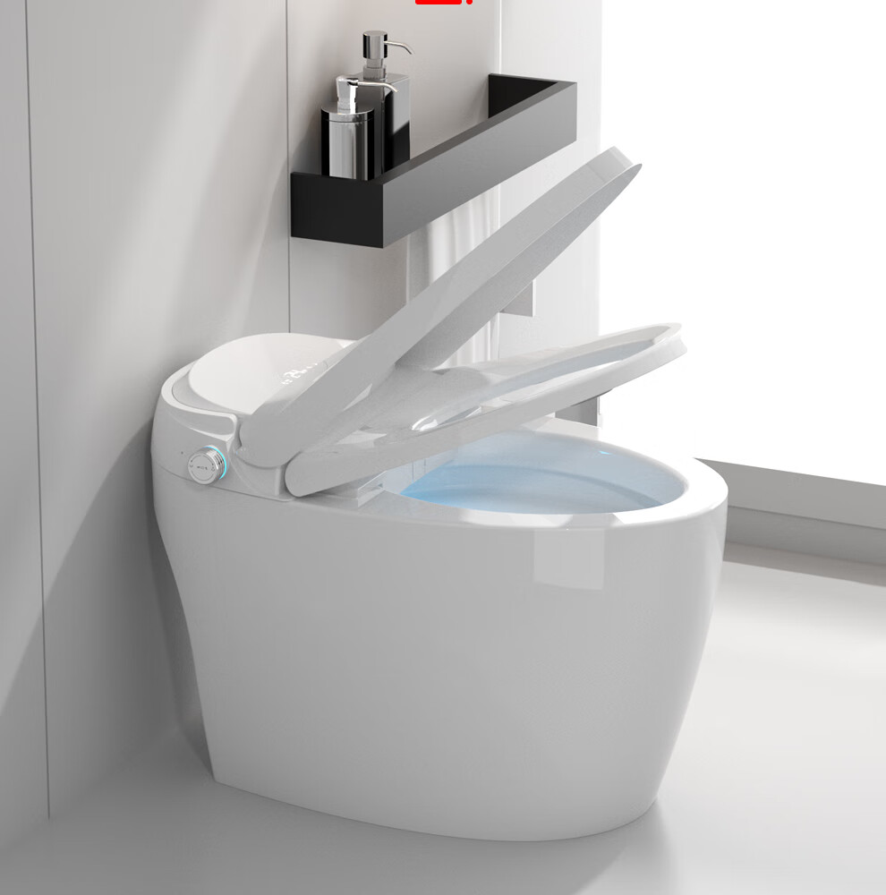 日本阪上(bsto)智能马桶即热一体式坐便器冲洗烘干全自动冲水无水箱座